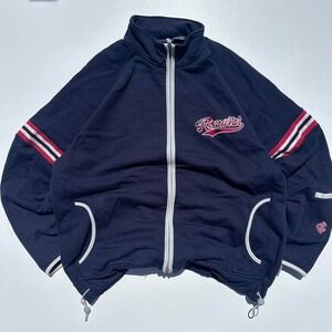 Vintage Rocawear navy blue zip up jacket Size XXL